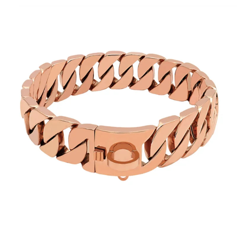 32MM Wide Strong Metal Dog Chain Collars\Necklace For Large Dogs