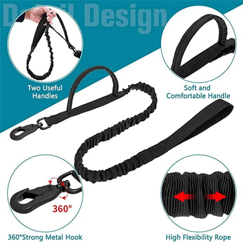 Tactical Dog Collar Leash Set, Adjustable Military Collar