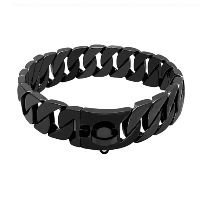 32MM Wide Strong Metal Dog Chain Collars\Necklace For Large Dogs